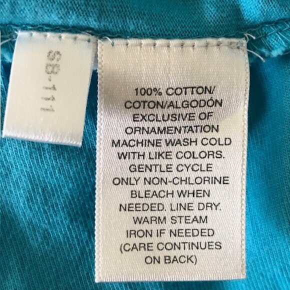 SUSAN BRISTOL Beaded Seahorse Turquoise Sleeveless Maxi Dress Vintage M - Picture 11 of 15